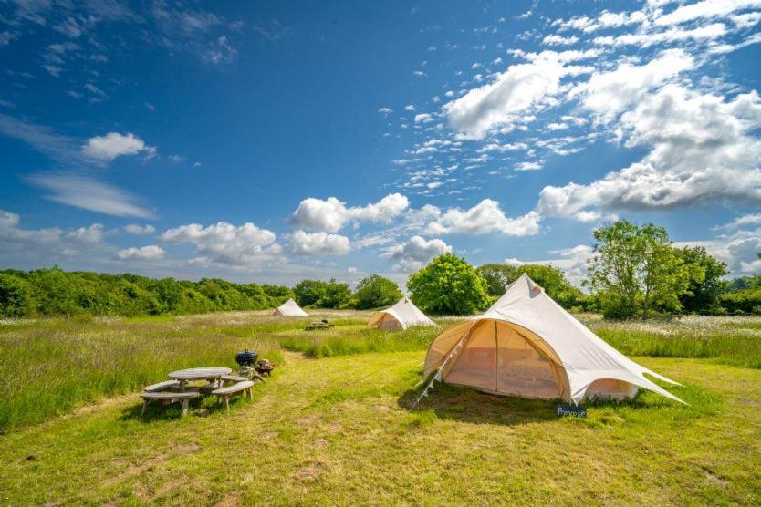 Ringstead  Red Clover At Blanca'S Bell Tents 빌라 외부 사진