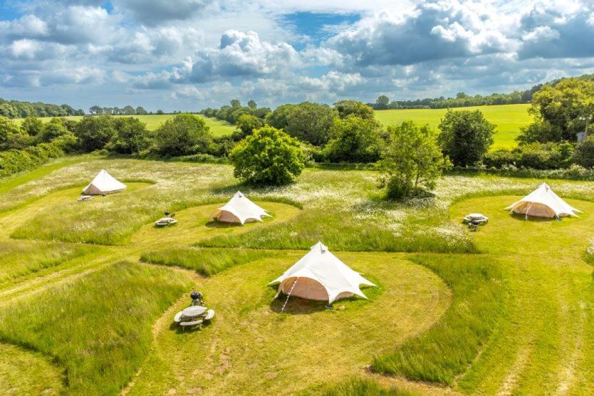 Ringstead  Red Clover At Blanca'S Bell Tents 빌라 외부 사진